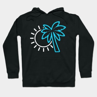 Tropical Summer Beach Icon Hoodie